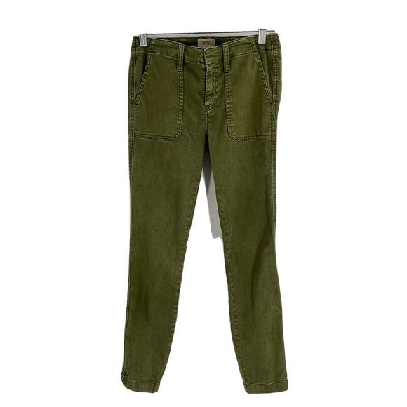 J. Crew Pants - J Crew B8708 Green Slim Chino Pants Sz 26